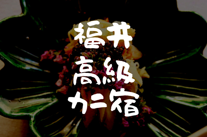 福井｜蟹のおいしい「おすすめ高級旅館 8選」